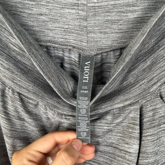 Vuori Lux At Ease Gray High Waisted Pull On Pleated Pants Womens Sz. S - Picture 5 of 6
